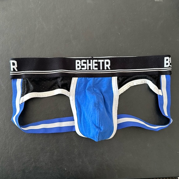 Jockstrap • Blue, Black, White • Size L - Picture 1 of 4